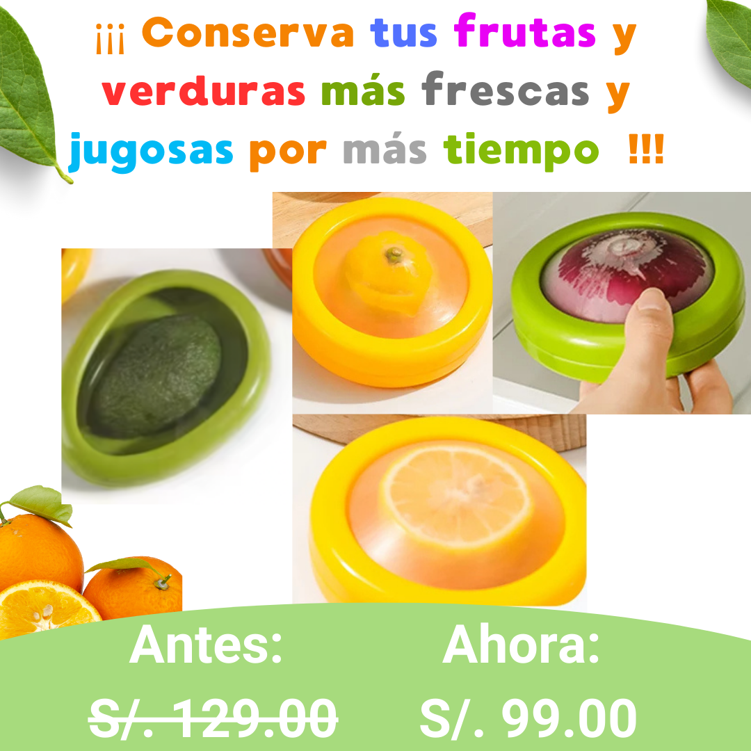 Empaque sellador para alimentos (4 piezas)