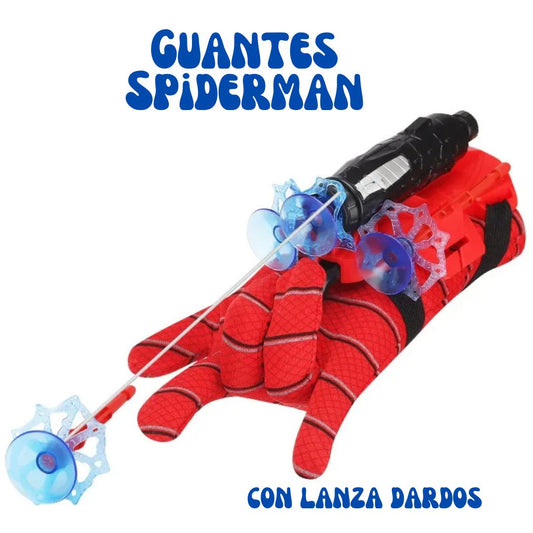 Guantes Spiderman con lanza dardos